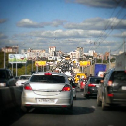 В Новосибирск вернулись многокилометровые пробки